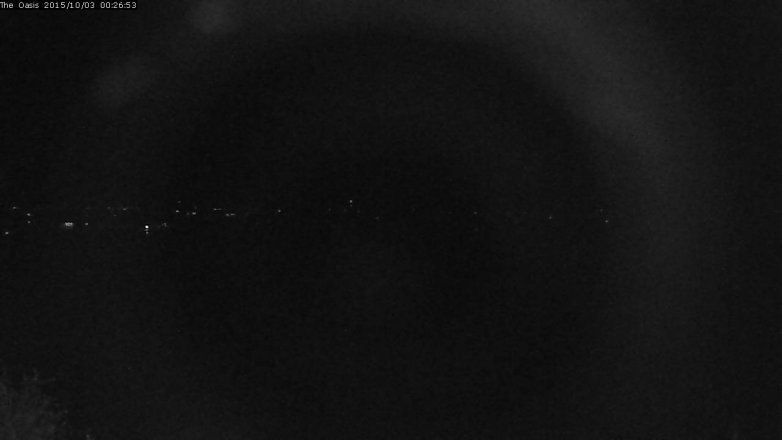 Lake Travis webcam, October 2, 2015 11:35 PM CT