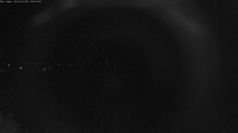 Lake Travis webcam, October 2, 2015 11:50 PM CT
