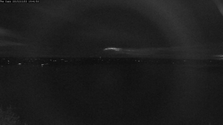 Lake Travis webcam, October 3, 2015 6:50 PM CT