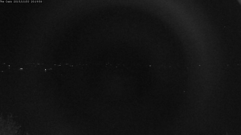 Lake Travis webcam, October 3, 2015 7:25 PM CT