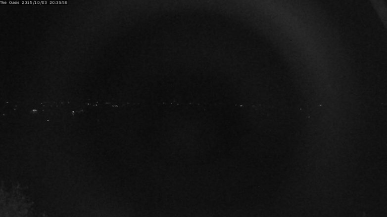 Lake Travis webcam, October 3, 2015 7:45 PM CT