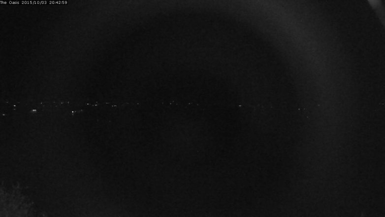 Lake Travis webcam, October 3, 2015 7:50 PM CT