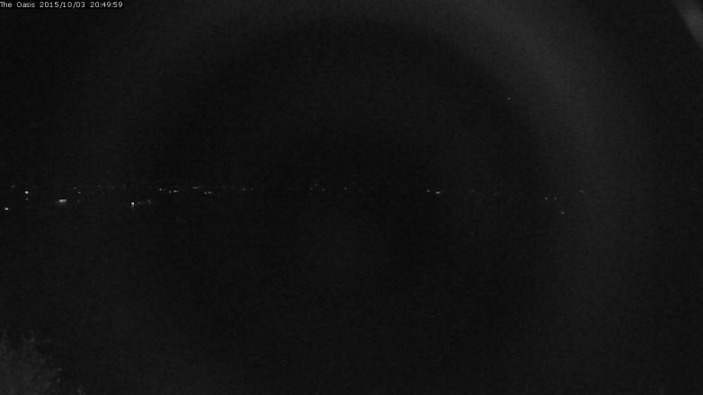 Lake Travis webcam, October 3, 2015 8:00 PM CT