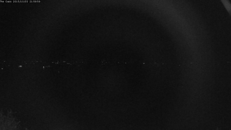 Lake Travis webcam, October 3, 2015 9:05 PM CT