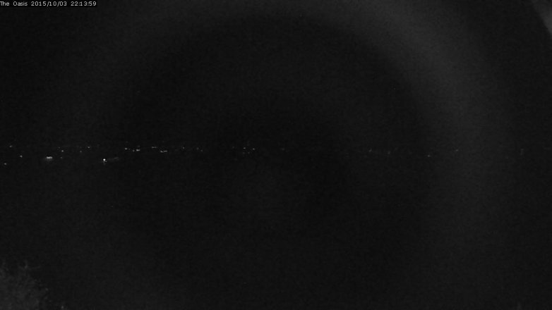Lake Travis webcam, October 3, 2015 9:20 PM CT