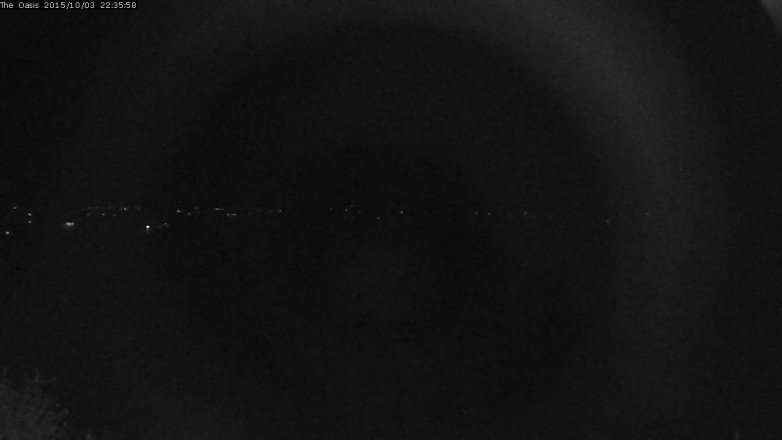 Lake Travis webcam, October 3, 2015 9:40 PM CT