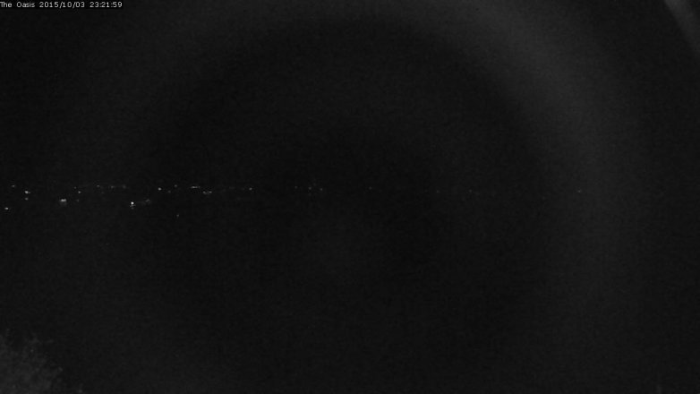 Lake Travis webcam, October 3, 2015 10:30 PM CT