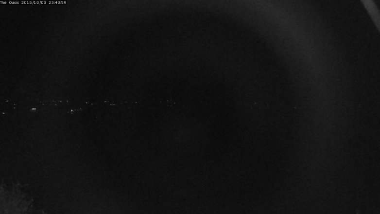 Lake Travis webcam, October 3, 2015 10:50 PM CT