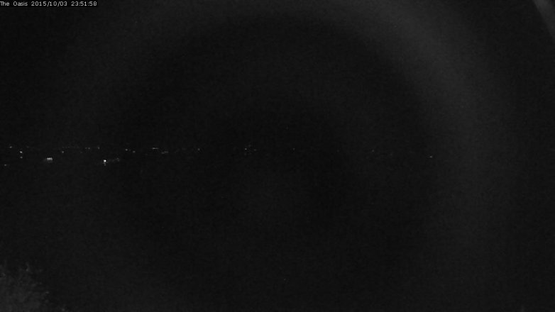 Lake Travis webcam, October 3, 2015 11:00 PM CT