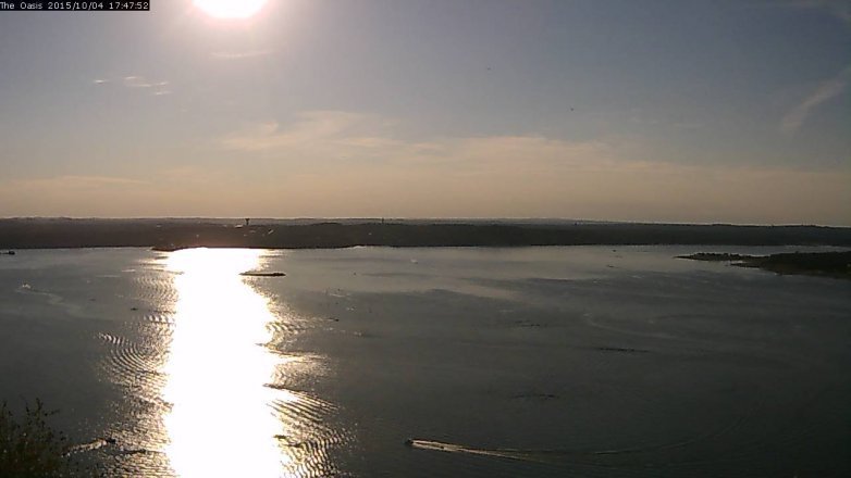 Lake Travis webcam, October 4, 2015 4:55 PM CT