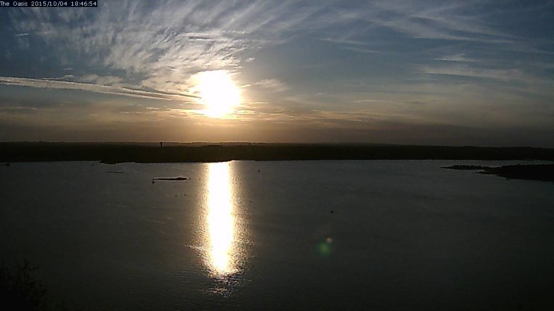 Lake Travis webcam, October 4, 2015 6:00 PM CT