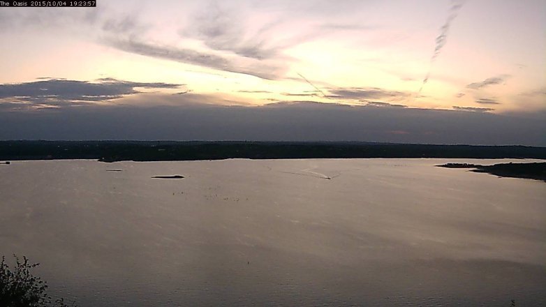Lake Travis webcam, October 4, 2015 6:30 PM CT
