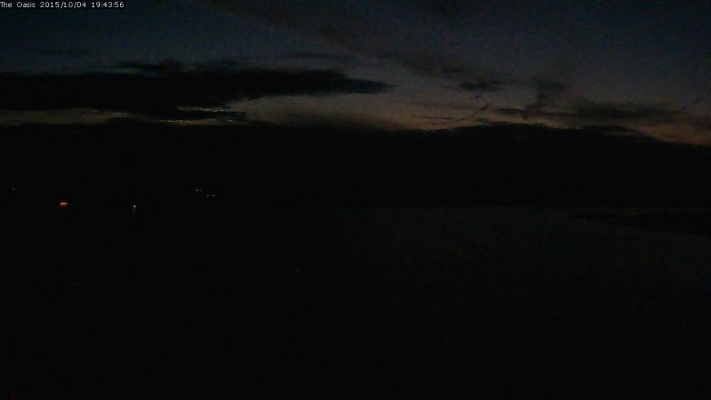 Lake Travis webcam, October 4, 2015 6:50 PM CT