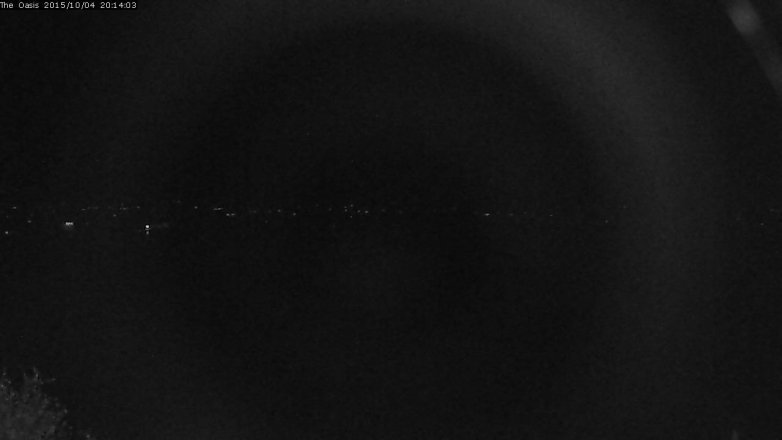 Lake Travis webcam, October 4, 2015 7:20 PM CT
