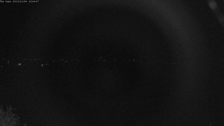 Lake Travis webcam, October 4, 2015 9:10 PM CT