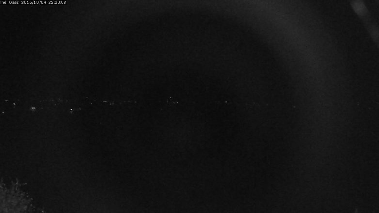 Lake Travis webcam, October 4, 2015 9:25 PM CT