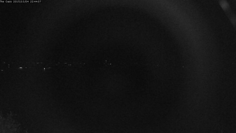Lake Travis webcam, October 4, 2015 9:50 PM CT
