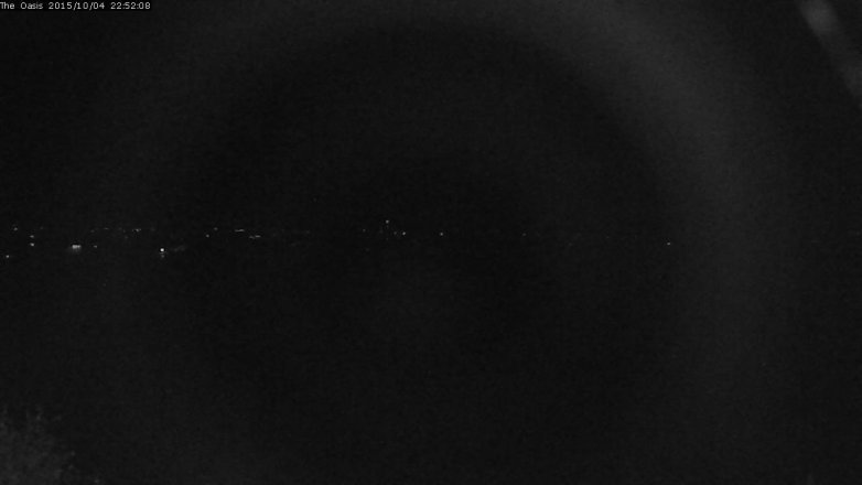 Lake Travis webcam, October 4, 2015 10:00 PM CT