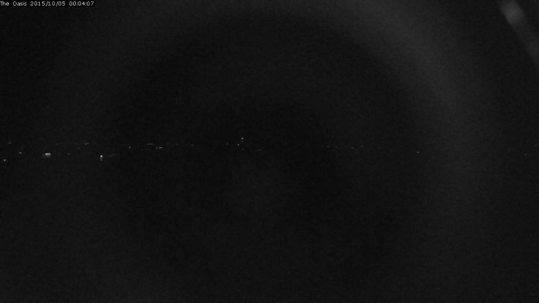 Lake Travis webcam, October 4, 2015 11:10 PM CT