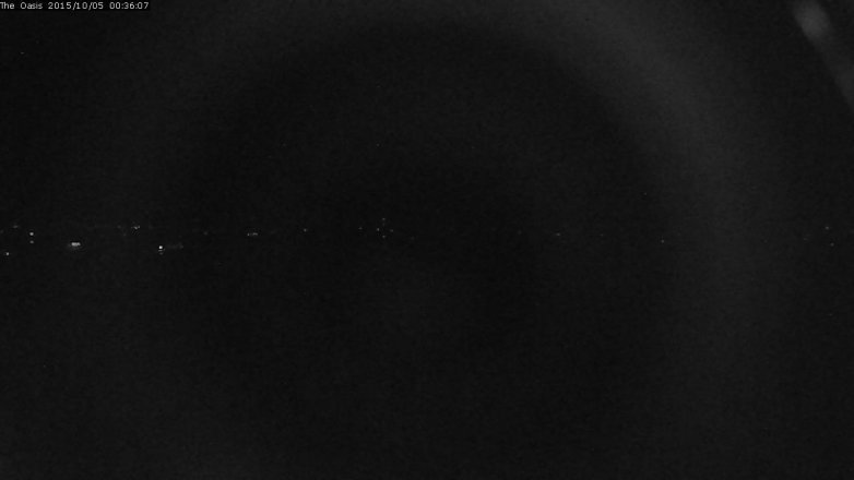 Lake Travis webcam, October 4, 2015 11:45 PM CT