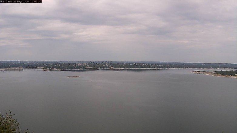 Lake Travis webcam, October 5, 2015 11:10 AM CT