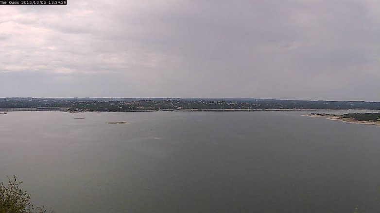 Lake Travis webcam, October 5, 2015 12:40 PM CT