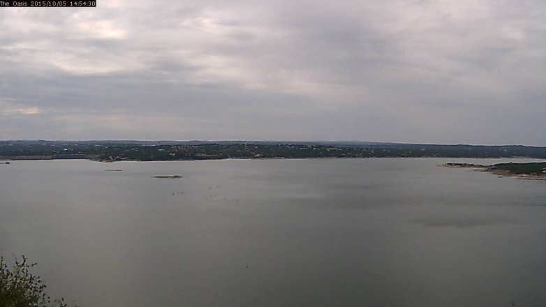 Lake Travis webcam, October 5, 2015 2:00 PM CT