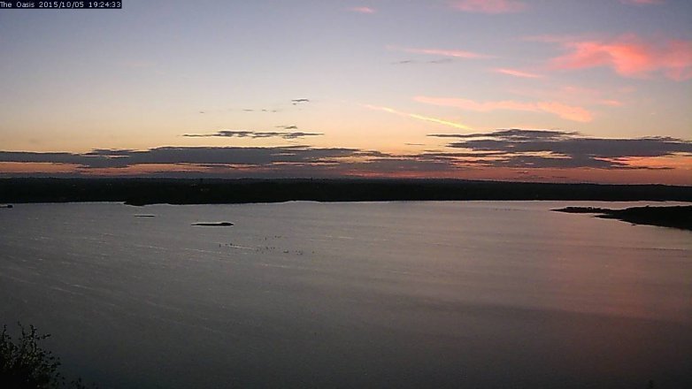 Lake Travis webcam, October 5, 2015 6:30 PM CT