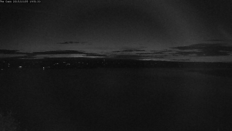 Lake Travis webcam, October 5, 2015 7:00 PM CT