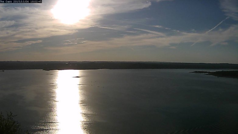 Lake Travis webcam, October 6, 2015 5:10 PM CT