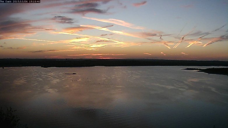 Lake Travis webcam, October 6, 2015 6:25 PM CT