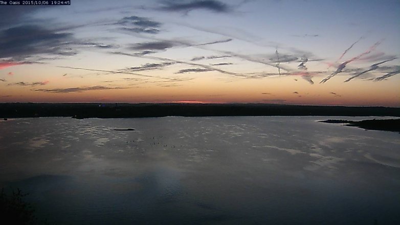 Lake Travis webcam, October 6, 2015 6:30 PM CT