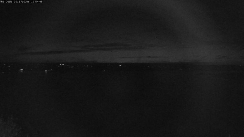 Lake Travis webcam, October 6, 2015 7:00 PM CT