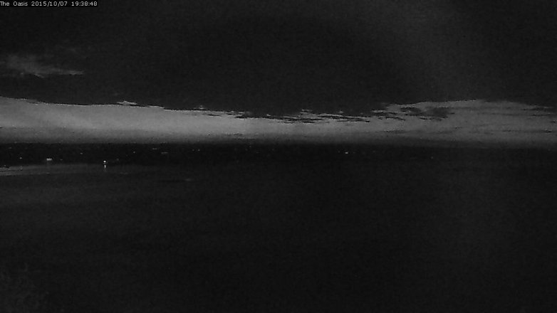 Lake Travis webcam, October 7, 2015 6:45 PM CT