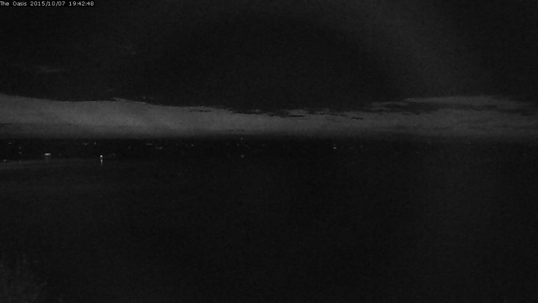 Lake Travis webcam, October 7, 2015 6:50 PM CT