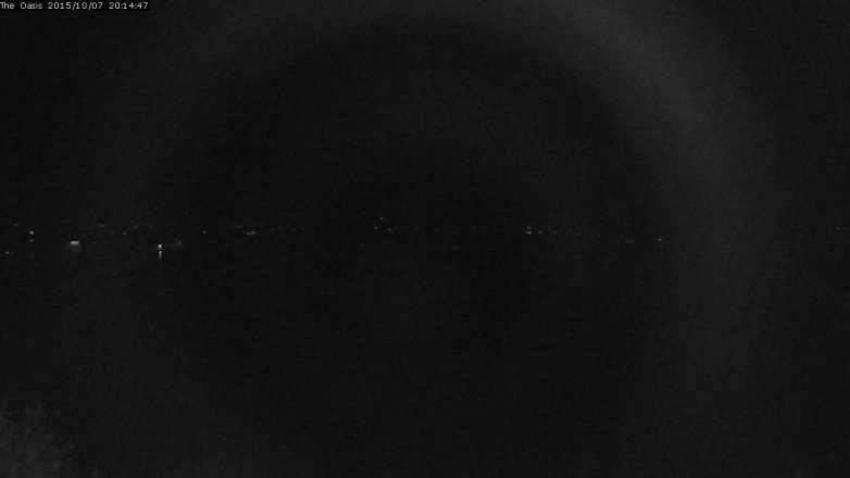Lake Travis webcam, October 7, 2015 7:20 PM CT