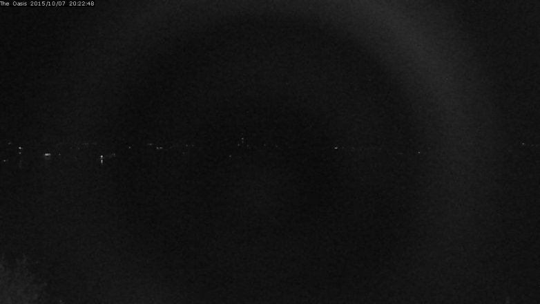 Lake Travis webcam, October 7, 2015 7:30 PM CT