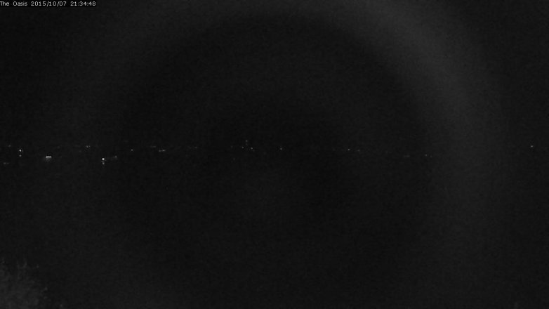 Lake Travis webcam, October 7, 2015 8:40 PM CT