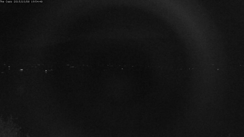 Lake Travis webcam, October 8, 2015 7:00 PM CT