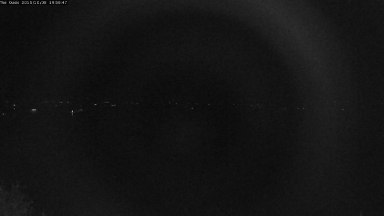 Lake Travis webcam, October 8, 2015 7:05 PM CT