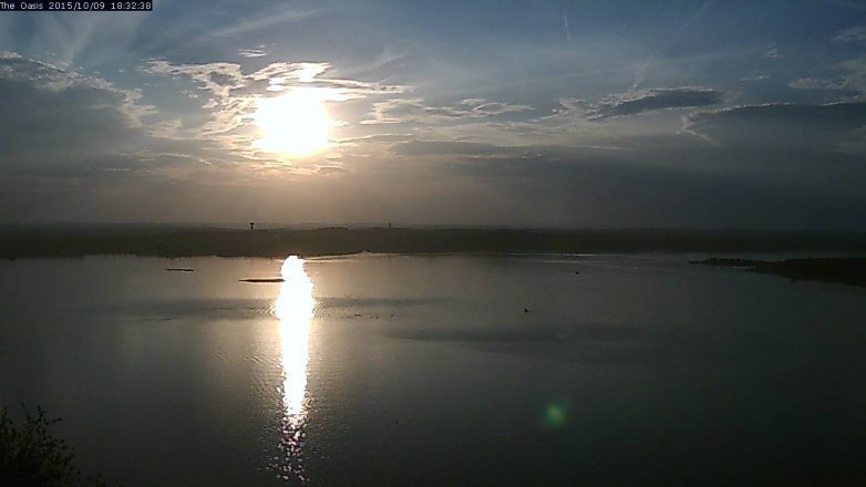 Lake Travis webcam, October 9, 2015 5:40 PM CT