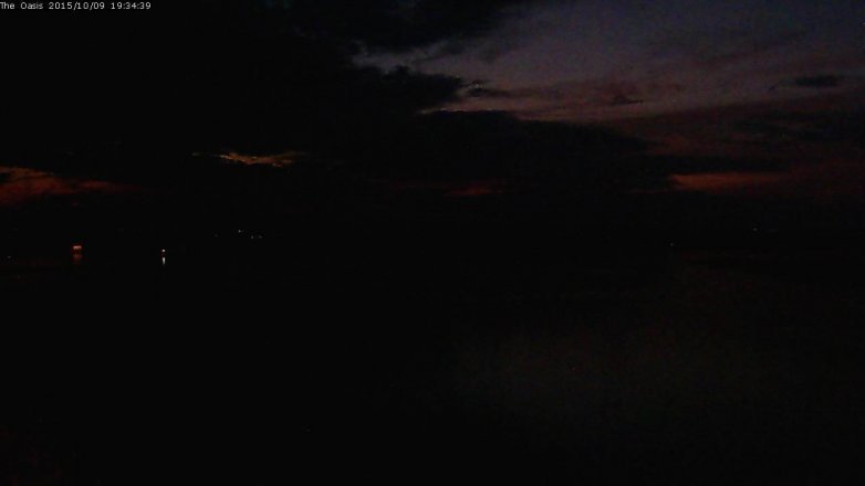 Lake Travis webcam, October 9, 2015 6:40 PM CT
