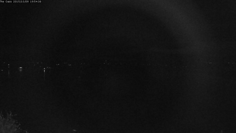 Lake Travis webcam, October 9, 2015 7:00 PM CT