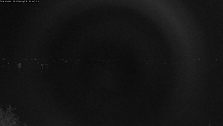 Lake Travis webcam, October 9, 2015 7:50 PM CT