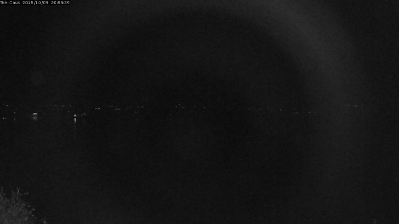 Lake Travis webcam, October 9, 2015 8:05 PM CT