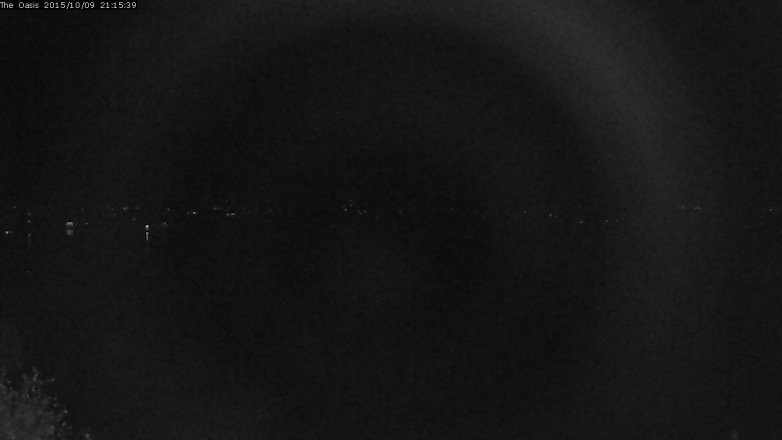 Lake Travis webcam, October 9, 2015 8:25 PM CT