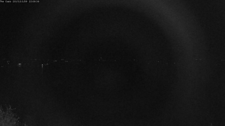 Lake Travis webcam, October 9, 2015 9:15 PM CT