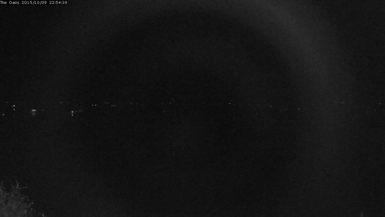 Lake Travis webcam, October 9, 2015 10:00 PM CT