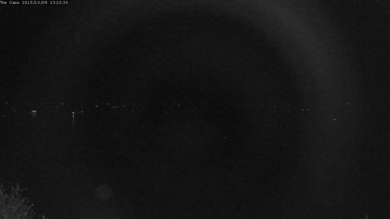 Lake Travis webcam, October 9, 2015 10:30 PM CT