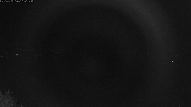 Lake Travis webcam, October 9, 2015 11:20 PM CT